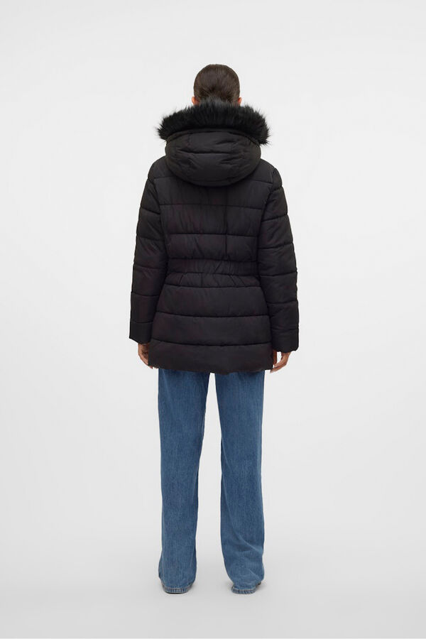 Vero Moda Casaco midi sobretudo  Preto