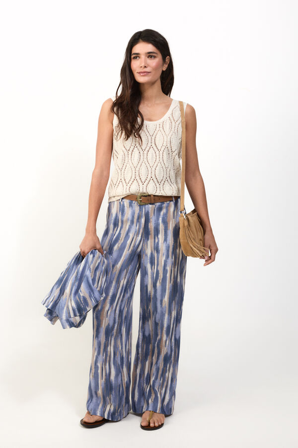 Slowlove Top tirantes crochet Ivory