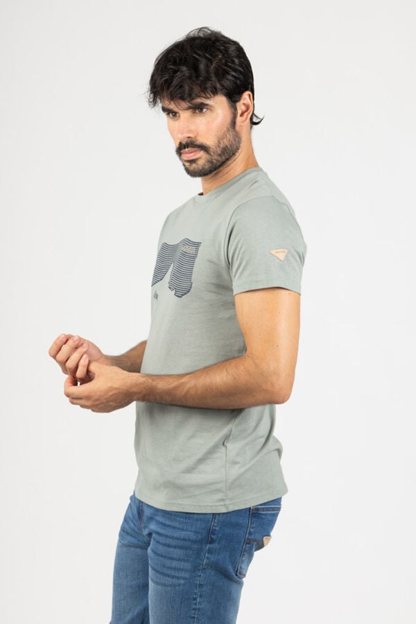 Privata T-shirt de manga curta Verde