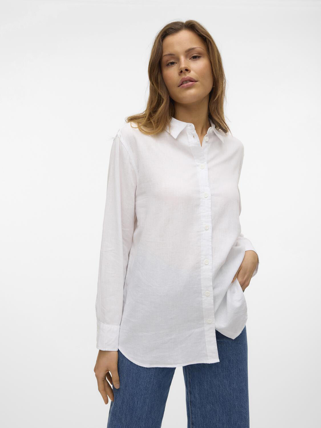 Camisa de mujer manga larga versase Blusas de mujer Cortefiel