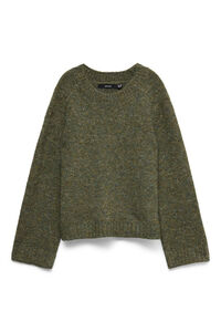 Vero Moda Camisola de lã de corte largo