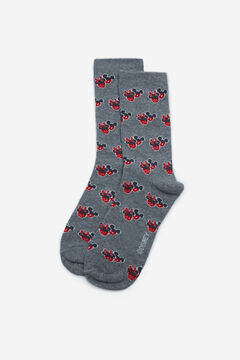 Cortefiel Long eco-friendly socks Gray
