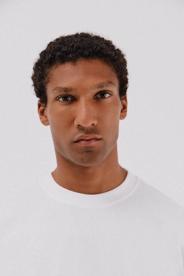 Cortefiel Basic T-shirt White