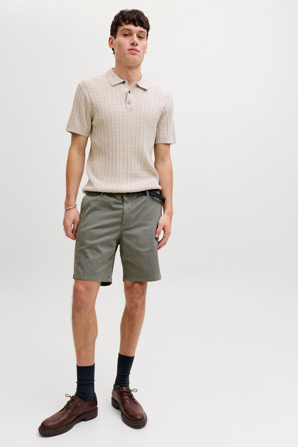 Jack & Jones Bermuda chino em sarja Verde