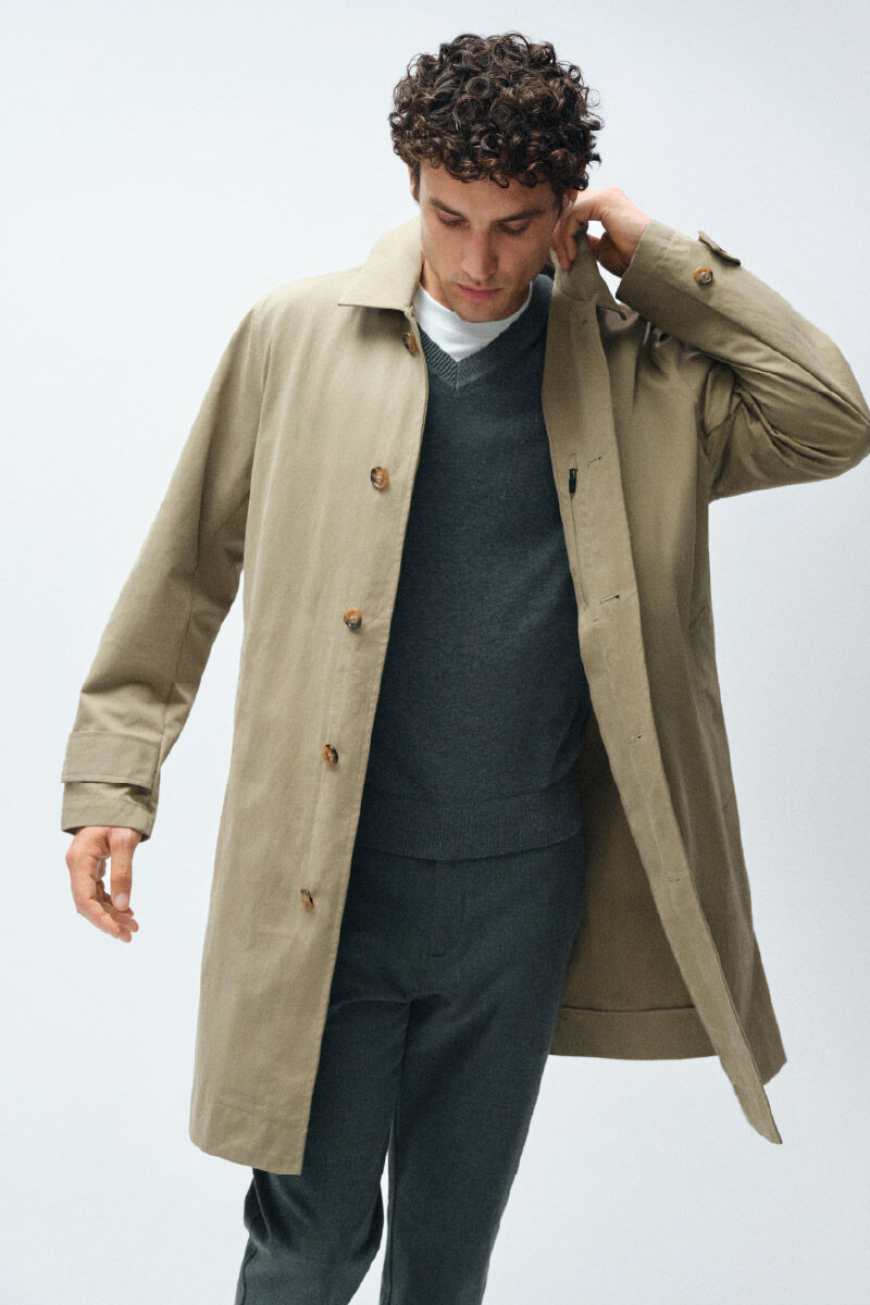 Cortefiel Cotton trench