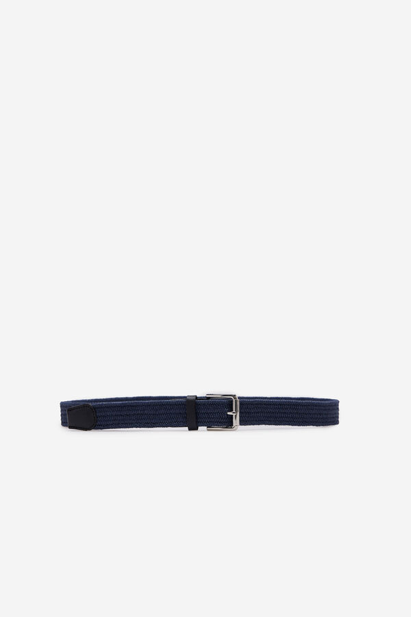 Cortefiel Cinturón trenzado elástico Azul