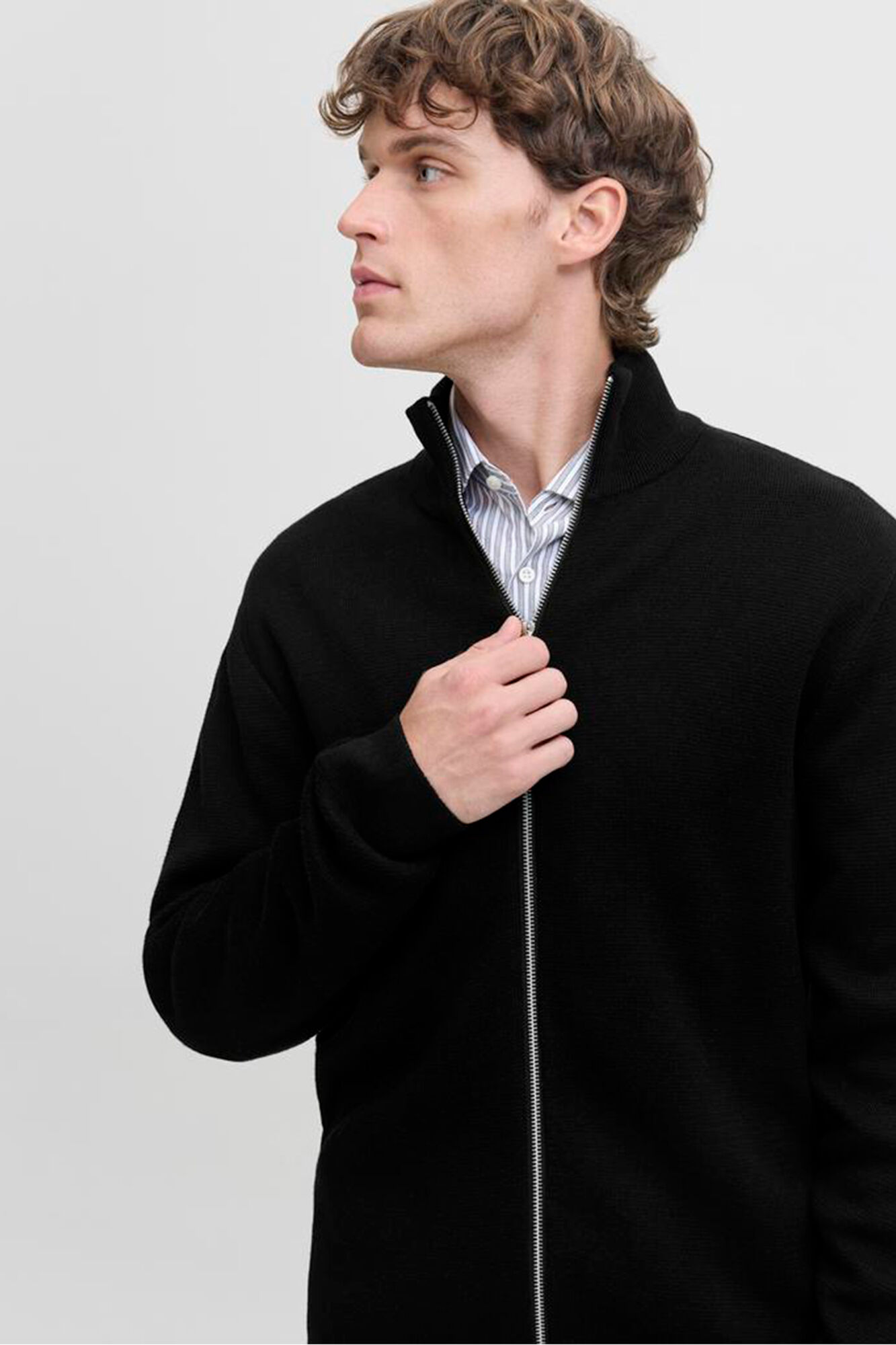 Jack & Jones Casaco de malha de malha estruturada