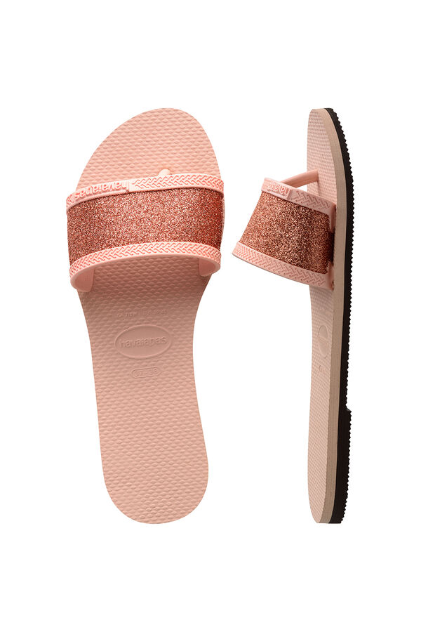 Cortefiel Havaianas You Angra glitter sandals Lilac