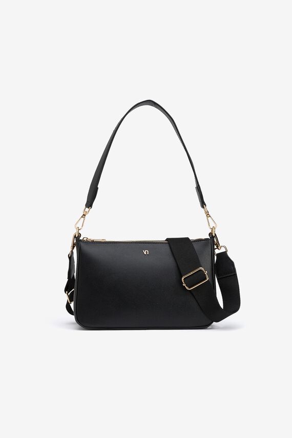 Bolso Bandolera con Efecto Piel