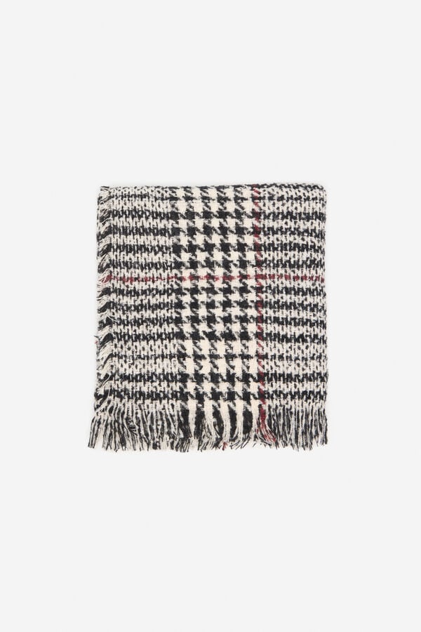 Cortefiel Harris check scarf Multicolour