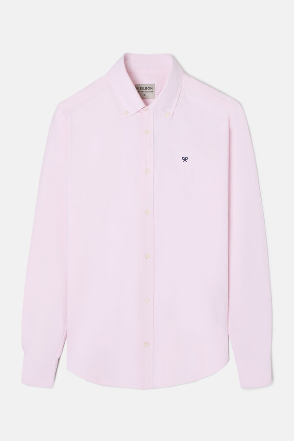 Silbon Camisa esportiva oxford Vermelho