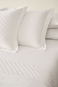 Cortefiel Jogo de Lençóis New York Bege cama 135-140 cm Branco
