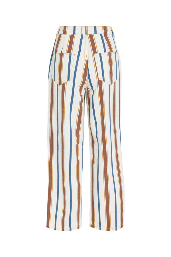 Vila Multicoloured wide leg trousers Multicolour