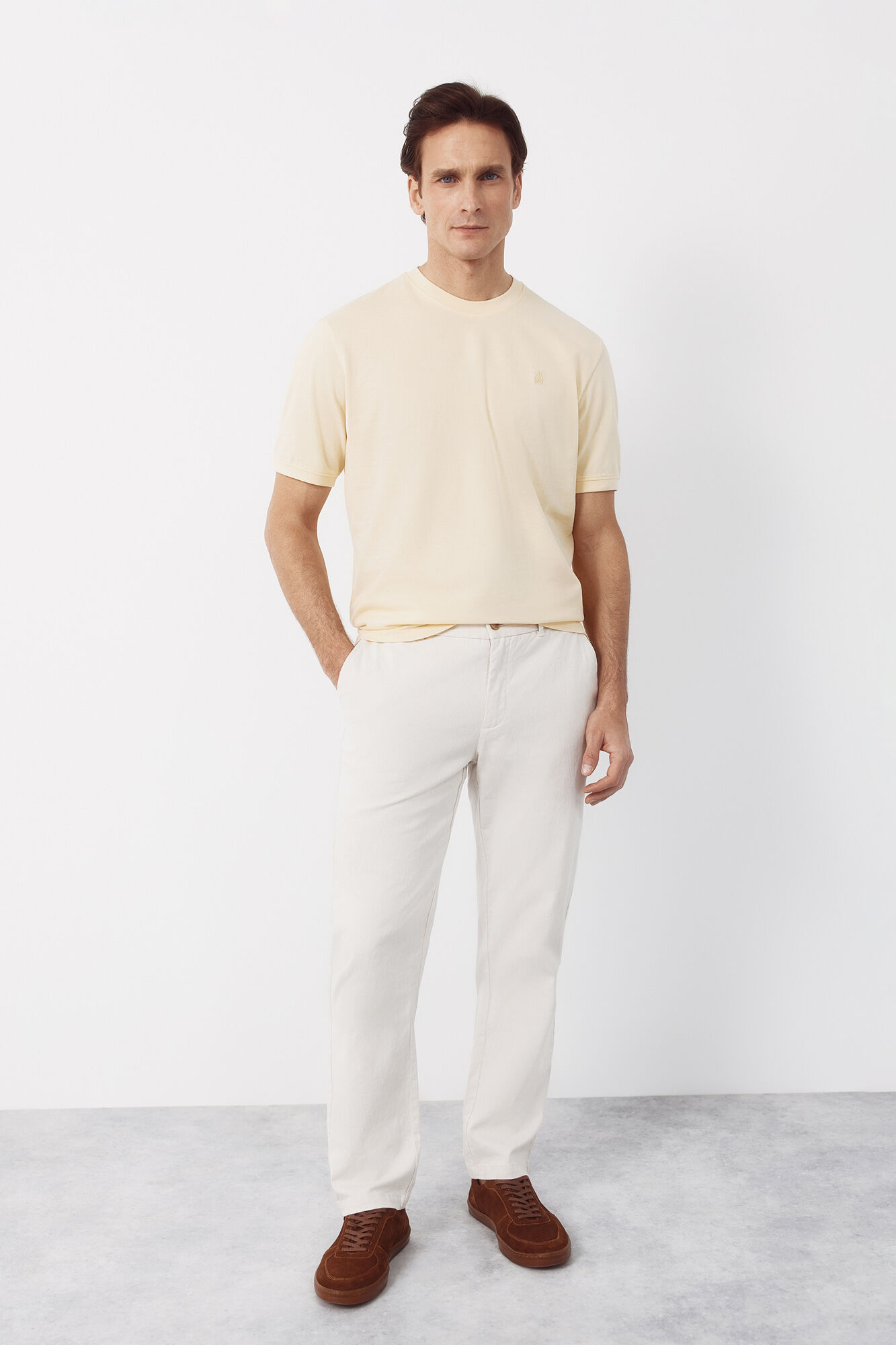 Cortefiel Piqu&eacute; basic T-shirt