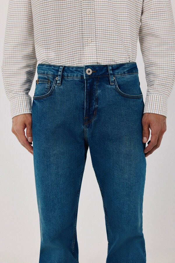 Cortefiel Regular fit jeans Blue