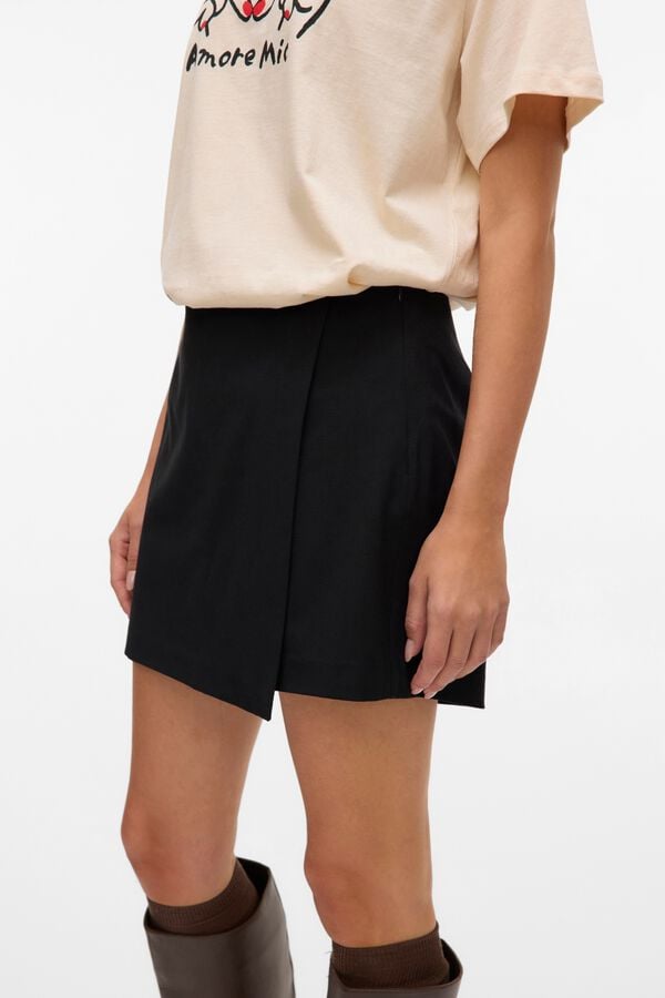 Vero Moda Saia-cal&ccedil;&atilde;o curta Preto