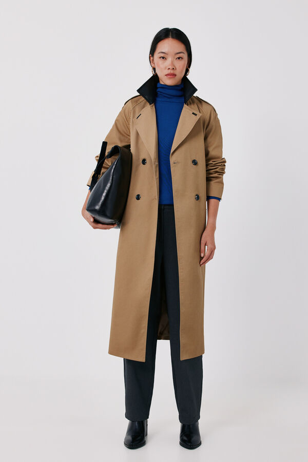 Cortefiel Roll neck jumper Blue