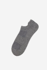 Cortefiel Calcetín tobillero coolmax Gris