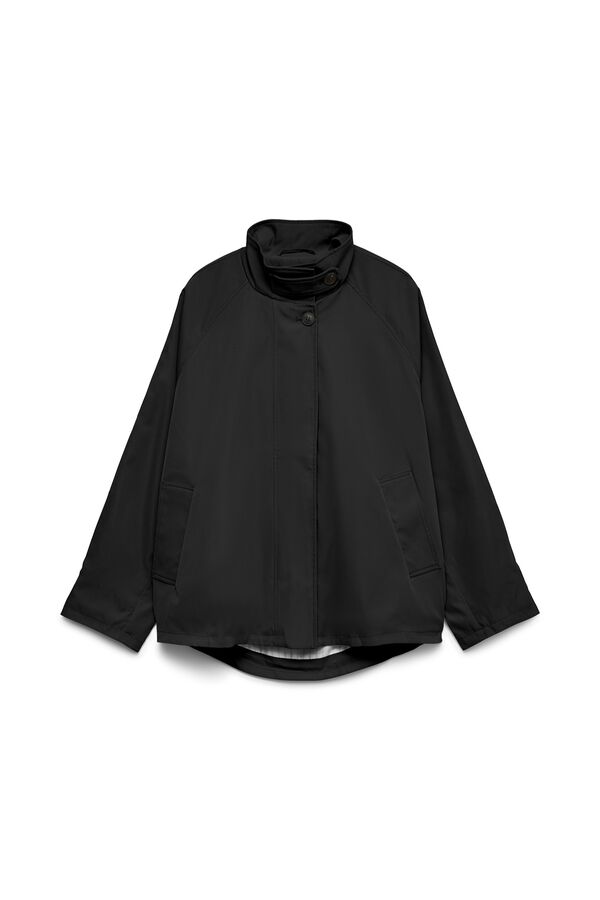 Vero Moda Long sleeve high neck jacket Black
