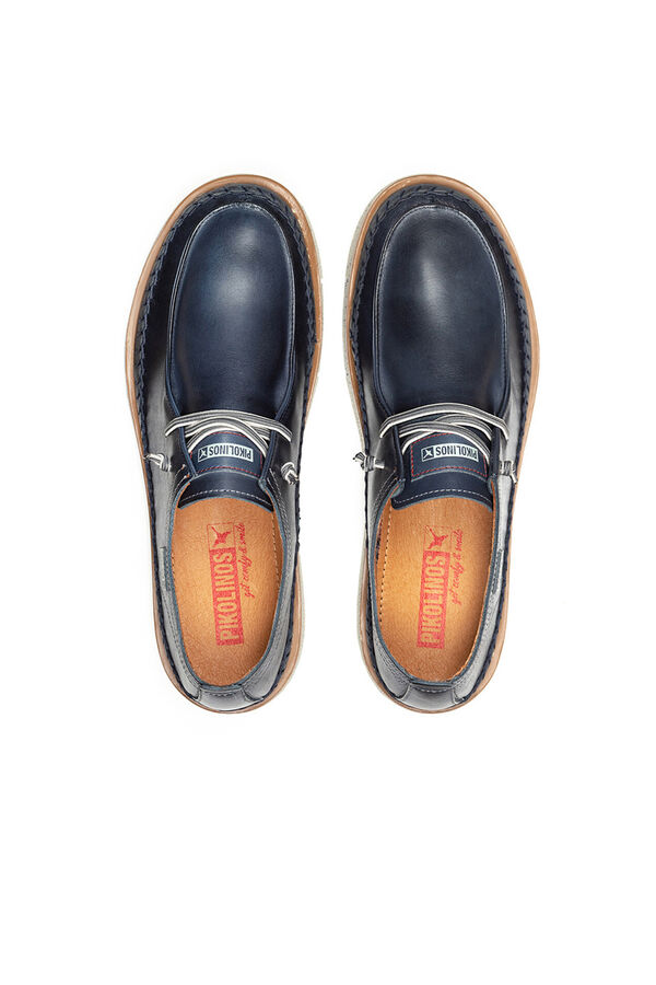 Pikolinos Zapatos de cordones con cierre el&aacute;stico Azul oscuro