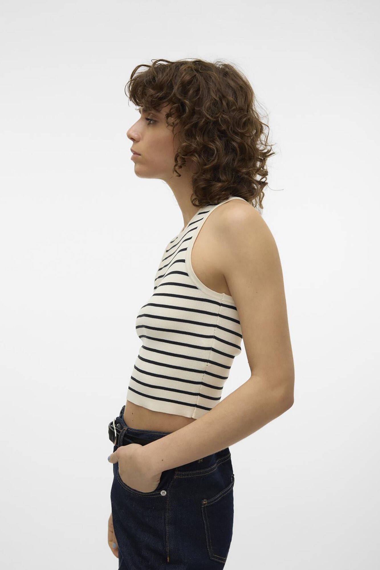 Vero Moda Crop top de malha 