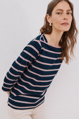 Cortefiel Essential boat neck T-shirt Multicolour