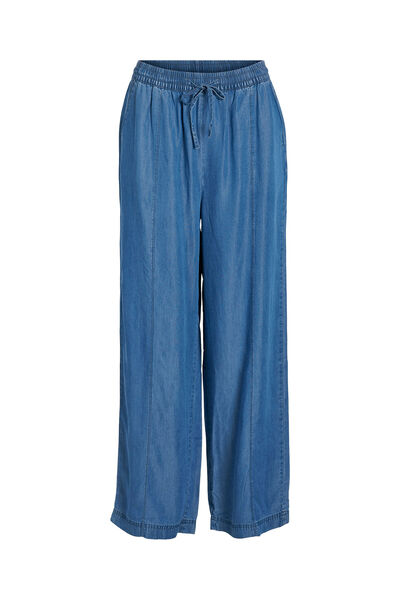Cortefiel Wide leg trousers Blue