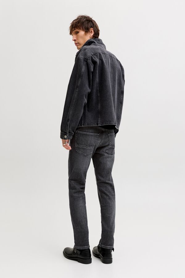 Jack & Jones Jeans regular com efeito desbotado Preto