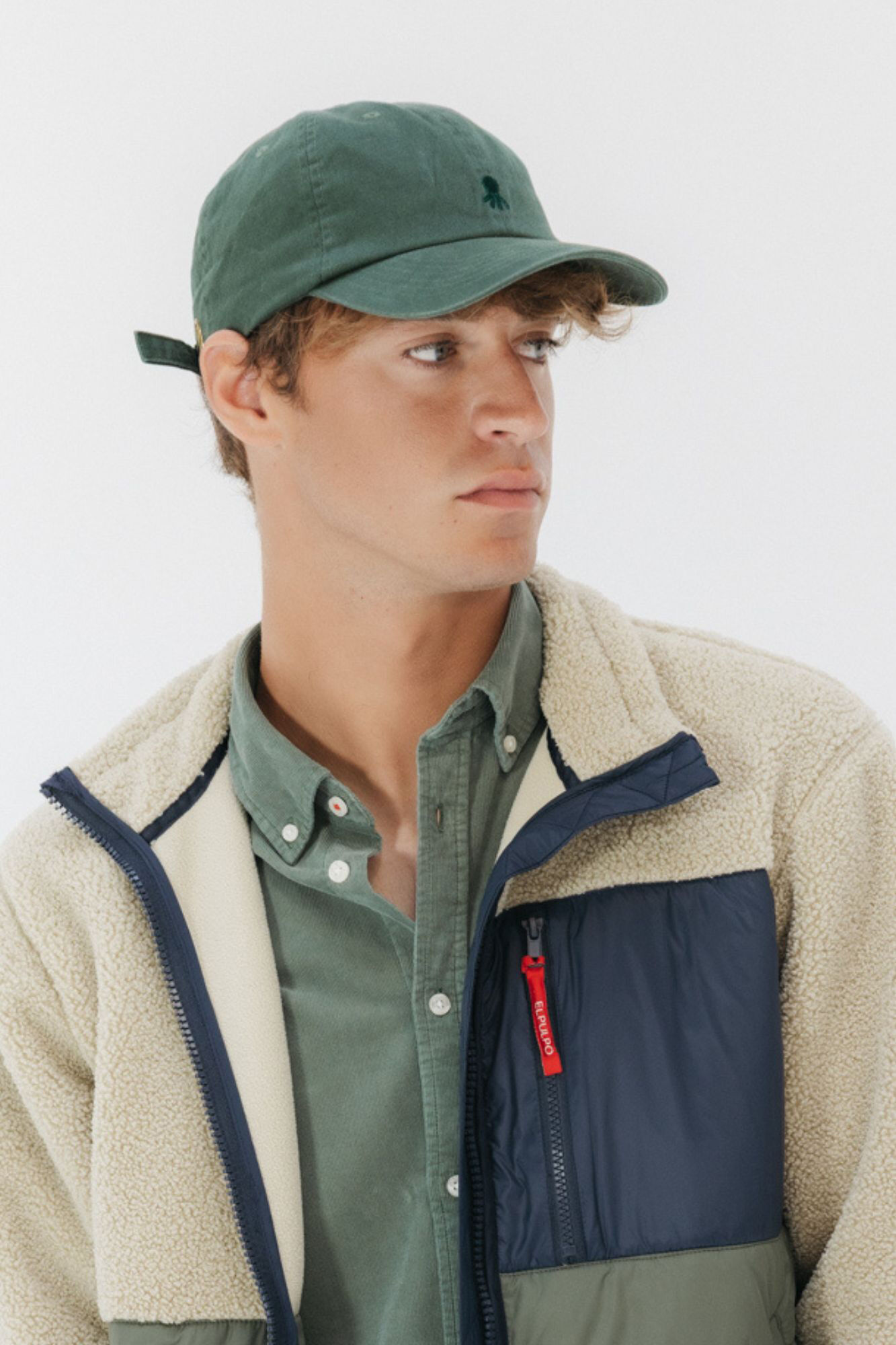 elPulpo Gorra lavada bordado