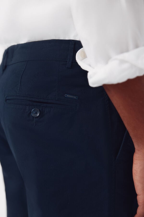Cortefiel Chino Bermuda shorts Navy