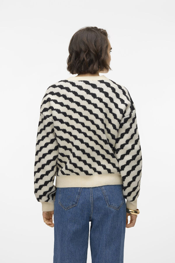 Vero Moda Diagonal striped jersey  Grey