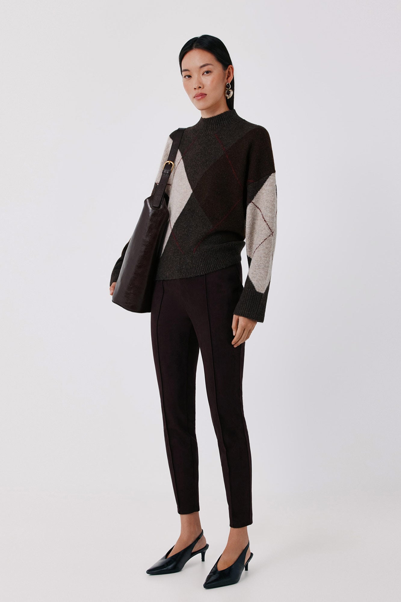 Cortefiel Faux suede women's leggings