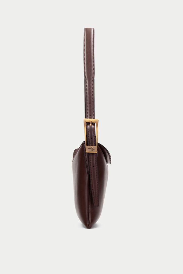 Hispanitas Mala de ombro com aba Castanho