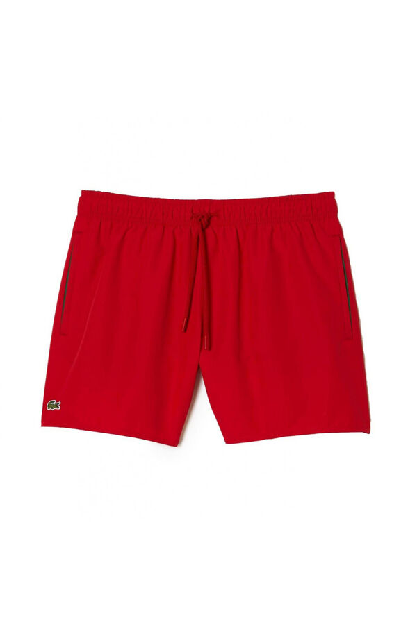 Lacoste Fato de banho Lacoste leve e de secagem rápida Vermelho