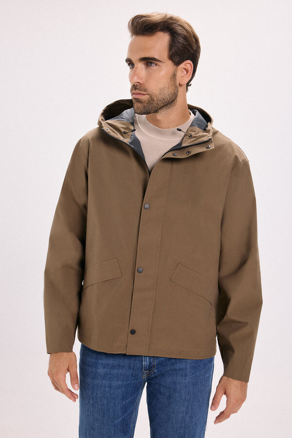 Jack & Jones Cazadora regular fit waterproof Gris