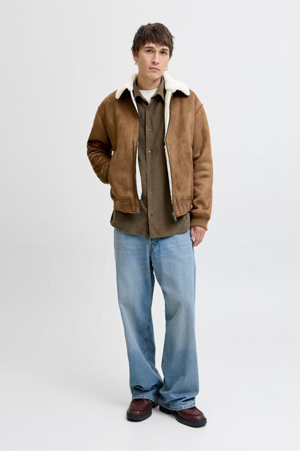 Jack & Jones Cazadora bómber clásica Marrón