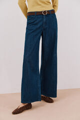 Cortefiel Long palazzo jeans  Blue