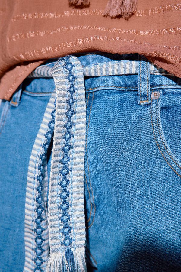 Slowlove Shorts de laço Azul