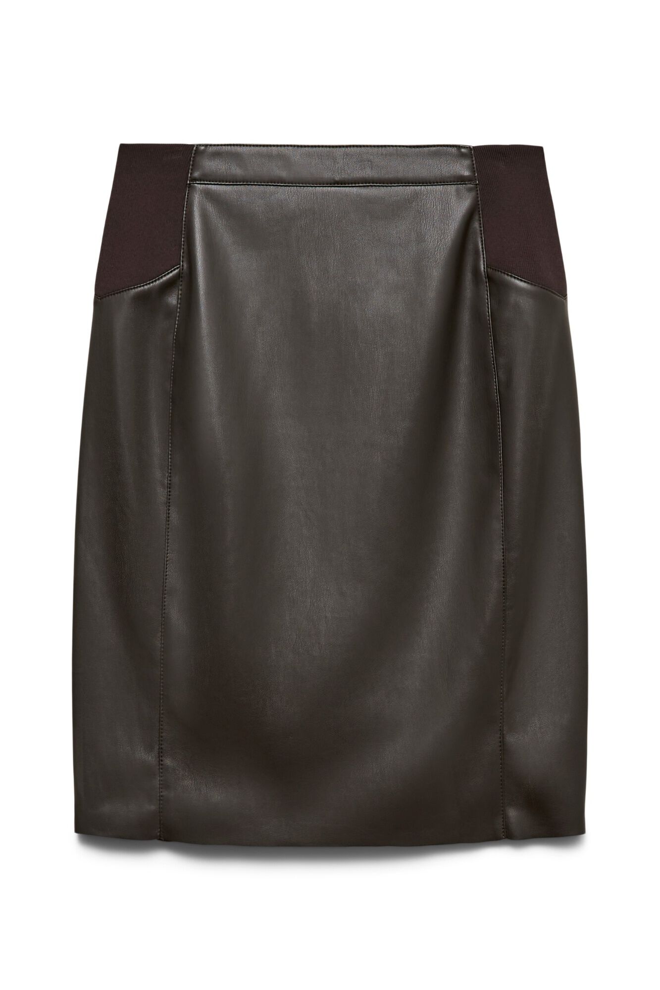 Vero Moda Saia tubo efeito pele