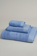 Cortefiel Wonder white 550 GSM terry towelling bath towel 30x50 Blue