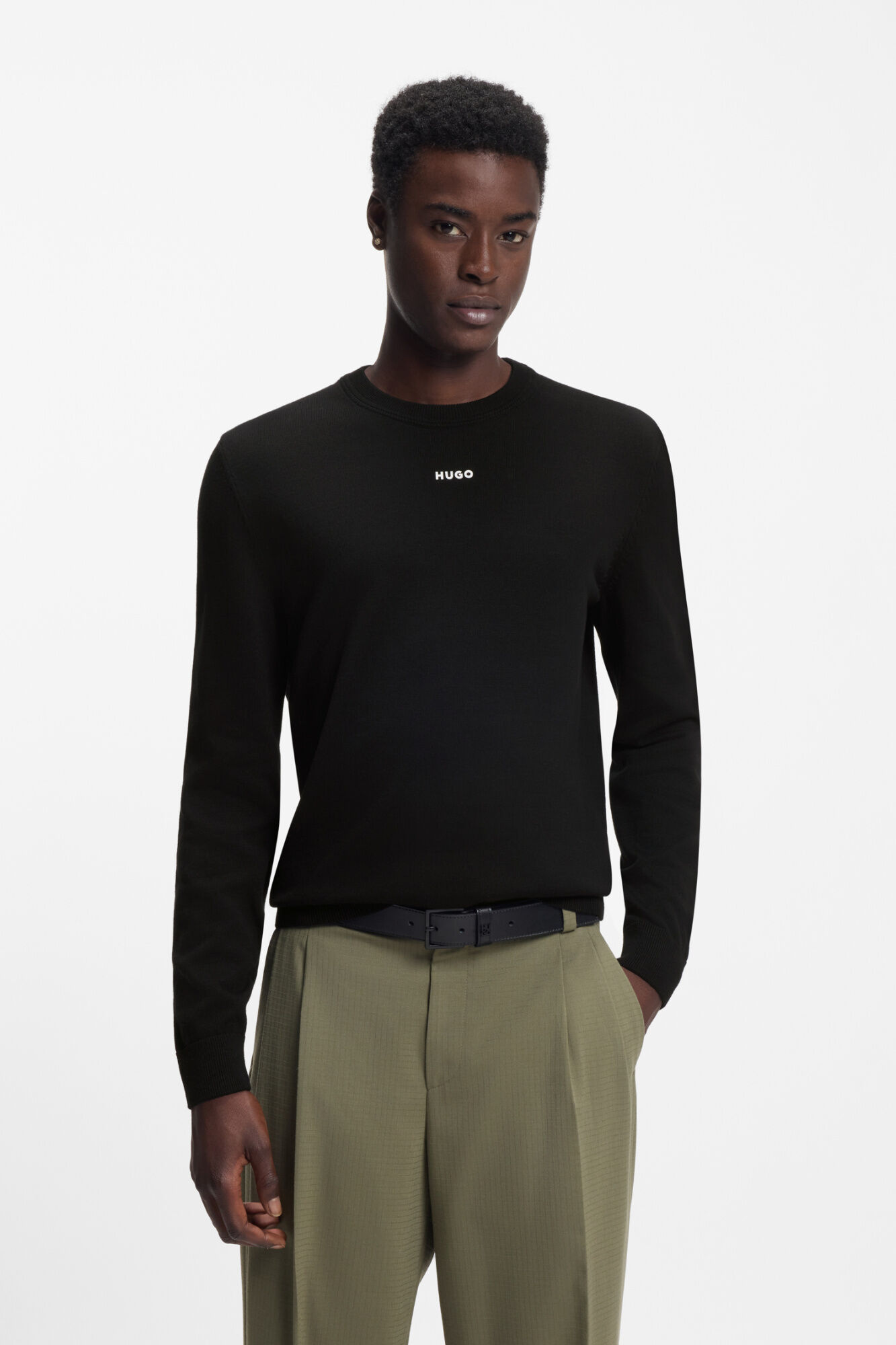 HUGO Camisola gola redonda