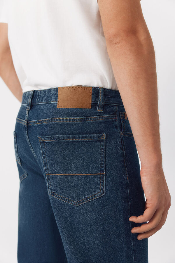 Cortefiel Straight-fit jeans Blue