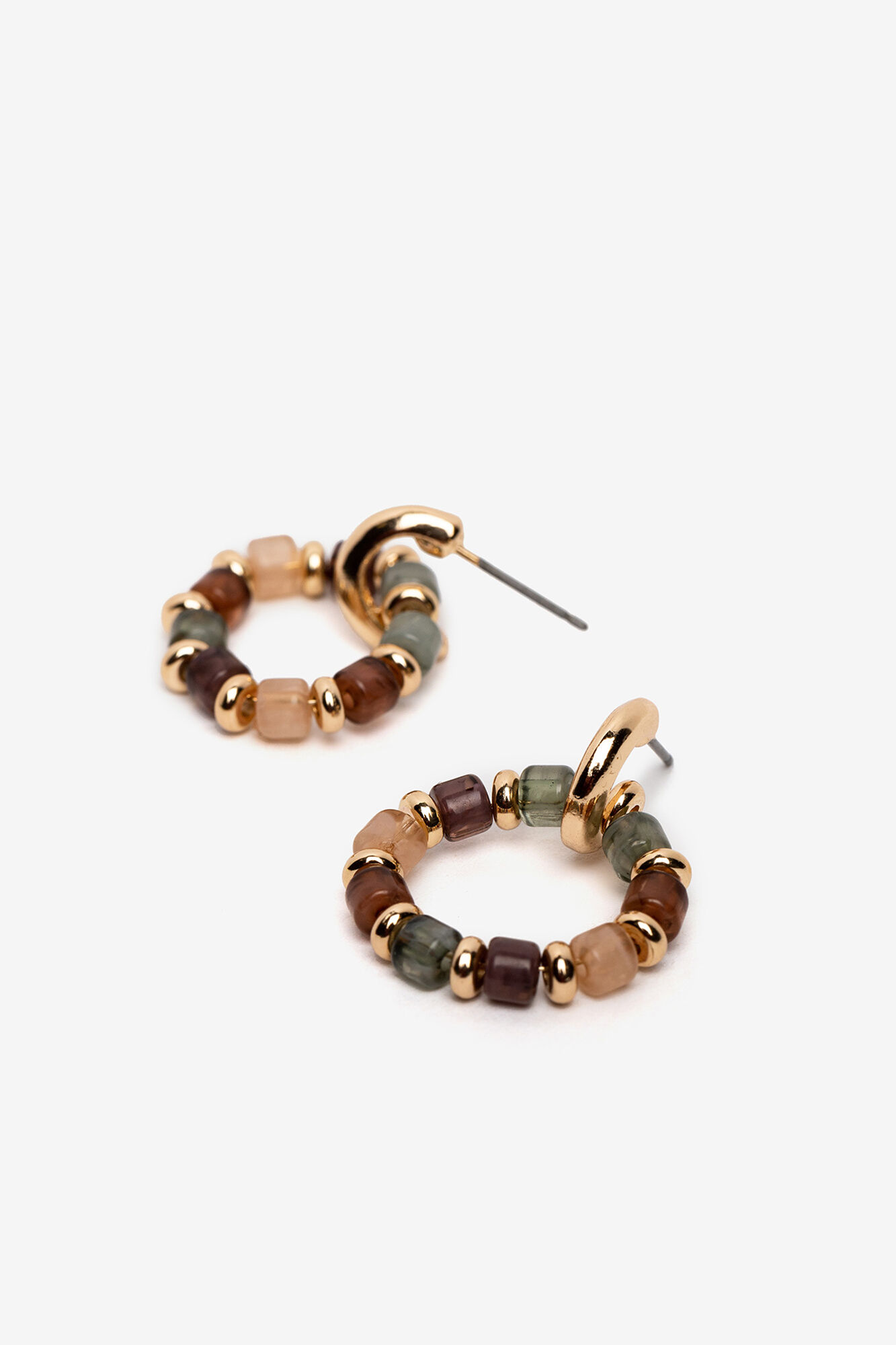 Vilanova Brincos de Argola com Conta