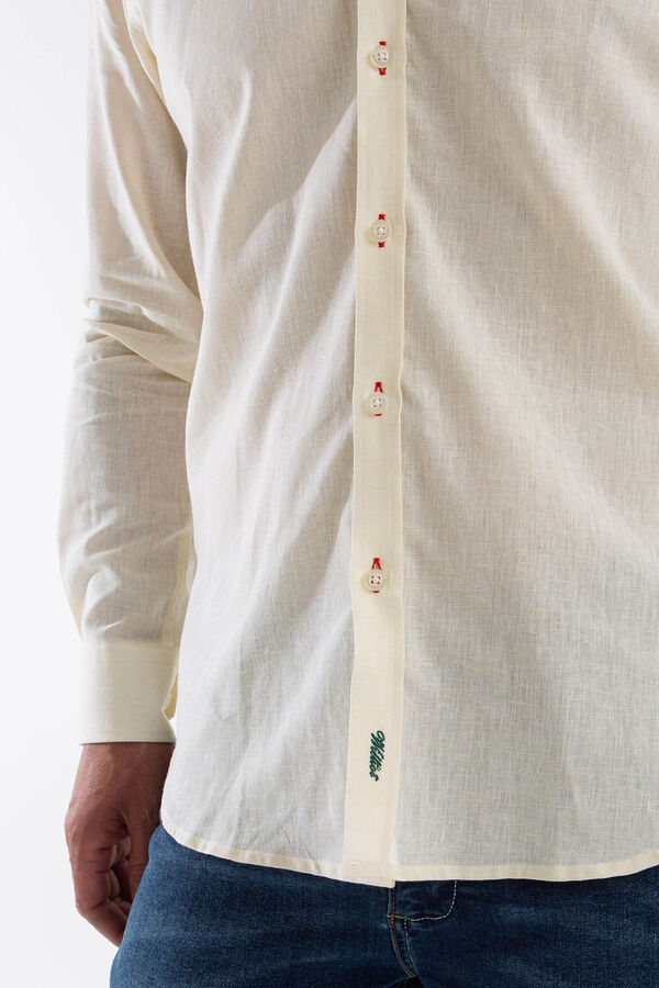 Williot Camisa Lino Amarillo