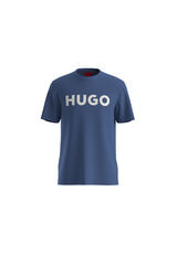 HUGO T-shirt de manga curta Azul
