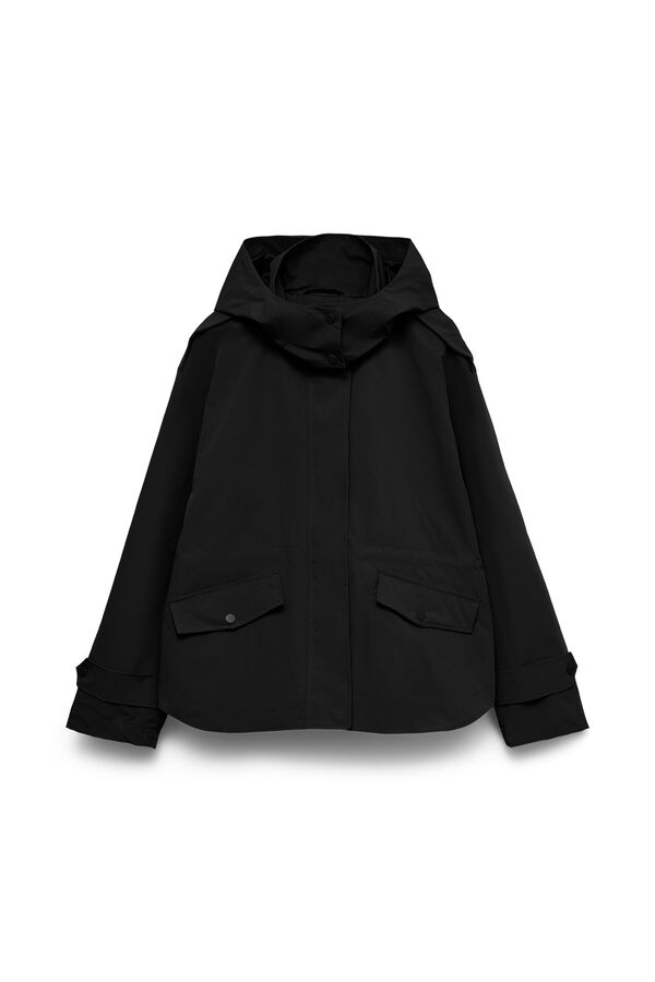 Vero Moda Casaco com capuz Preto