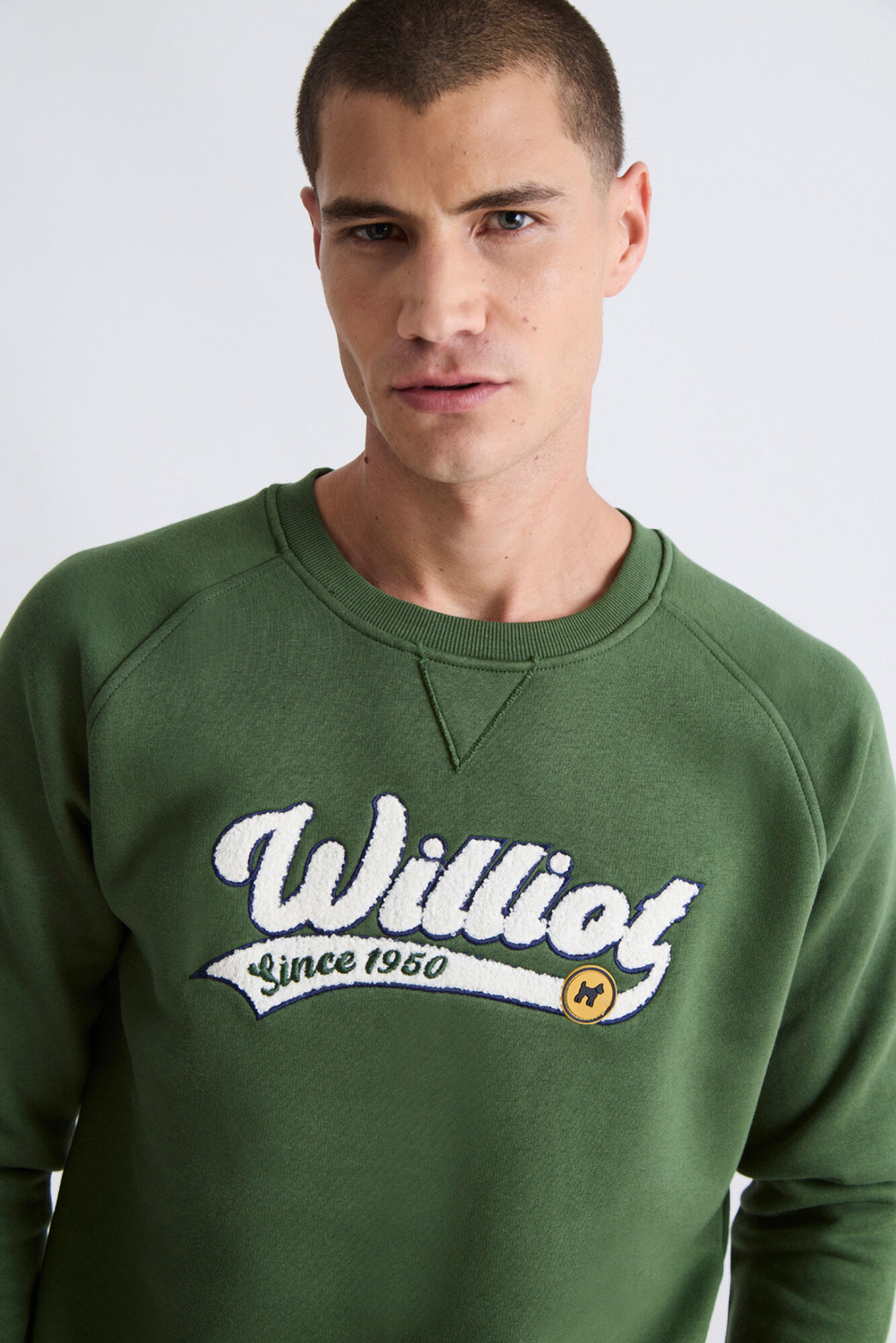 Williot Sweatshirt com manga raglan com logo vintage