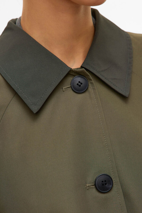 Vero Moda Sobretudo longo gabardina Verde