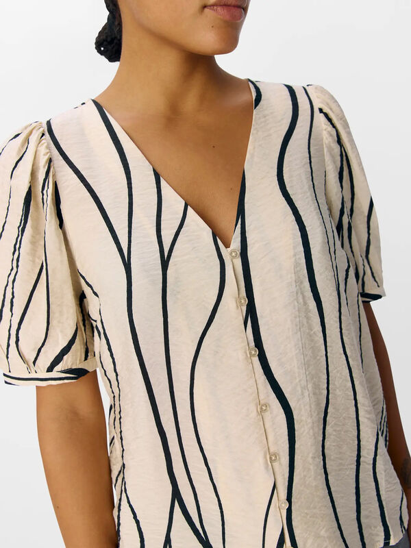 Object Blusa estampada Cinzento