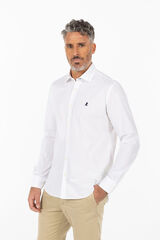 Cortefiel Camisa new basic logo Branco